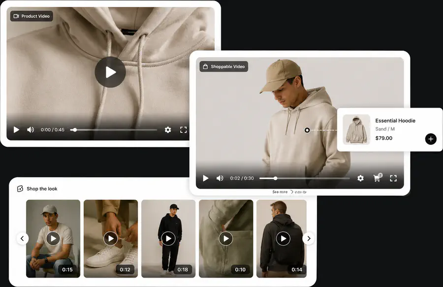 Video blocks ecommerce feature preview